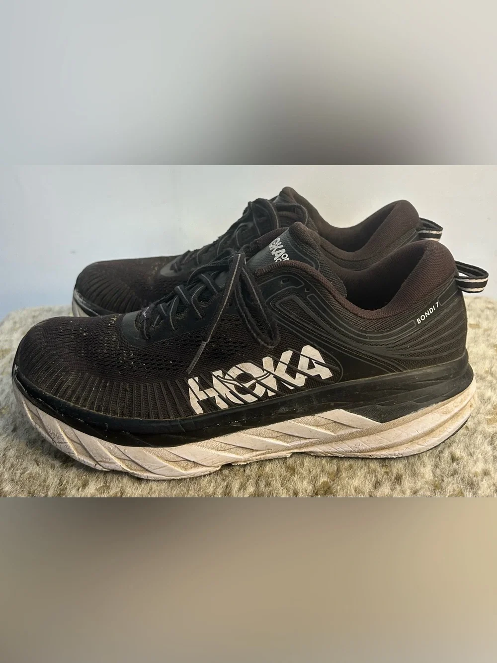 HOKA Black Mens Sneakers Size 10.5